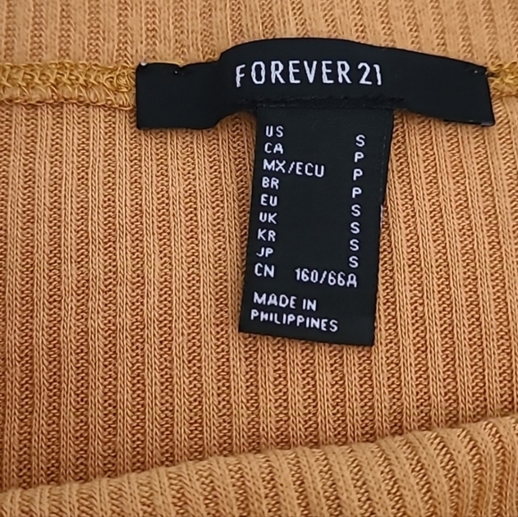 NWT Forever 21 Ribbed Midi Skirt - Picture 7 of 8